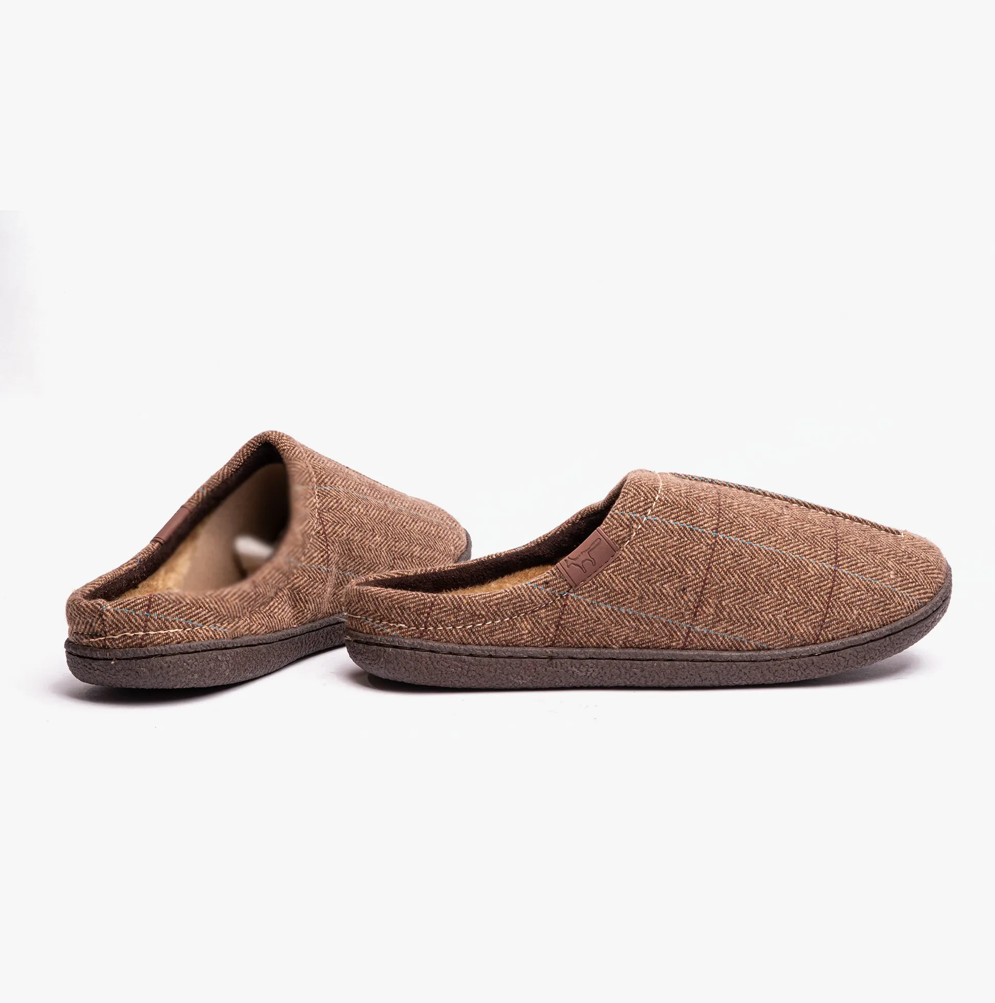 HARRISON Mens Mule Slippers Brown sold by Shuperb product image thumbnail 4