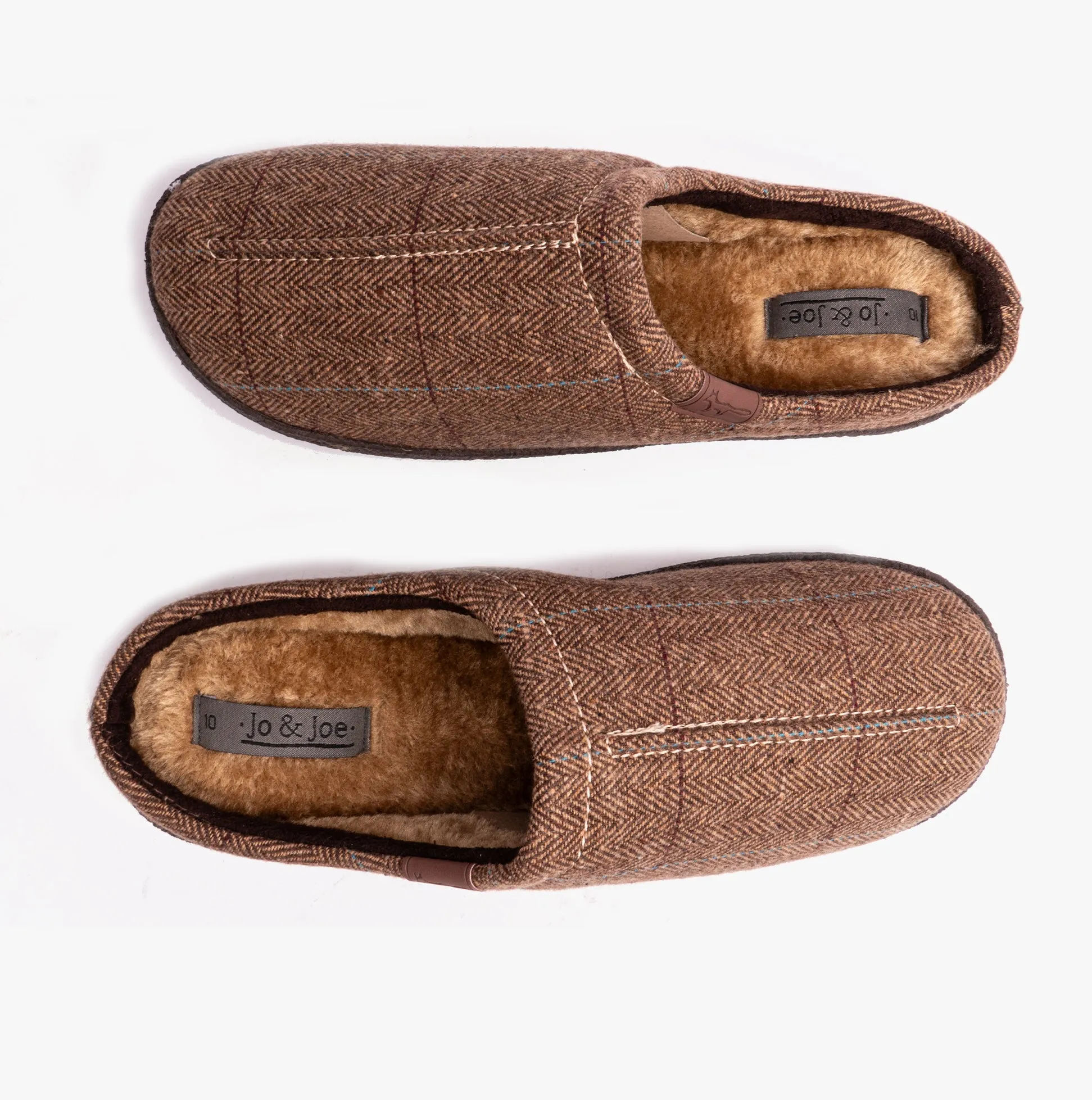 HARRISON Mens Mule Slippers Brown sold by Shuperb product image thumbnail 3