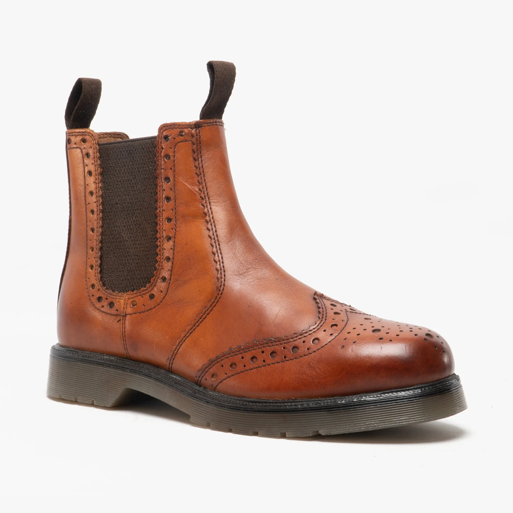 Amblers DALBY Unisex Leather Chelsea Boots Tan sold by Shuperb product image thumbnail 2