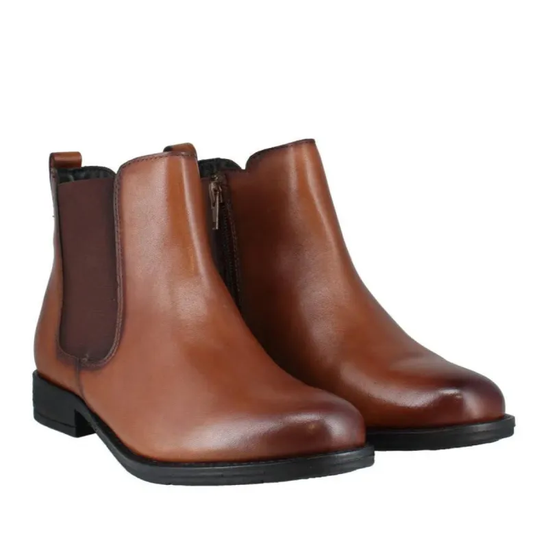 Josef Seibel SIMONA 03 Womens Ankle Boots Cognac sold by Shuperb