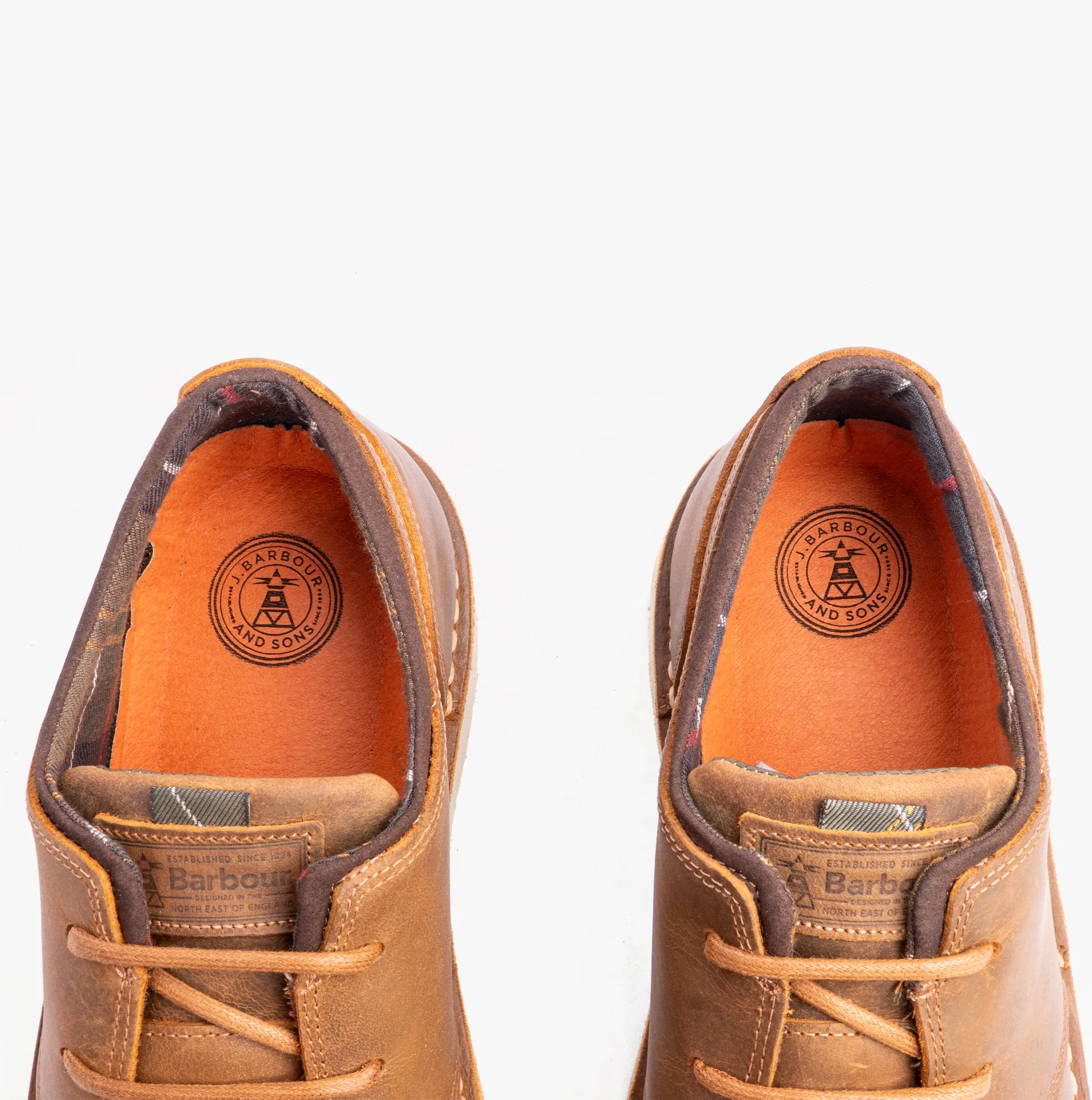 Barbour ACER Mens Derby Shoes Cognac sold by Shuperb product image thumbnail 5