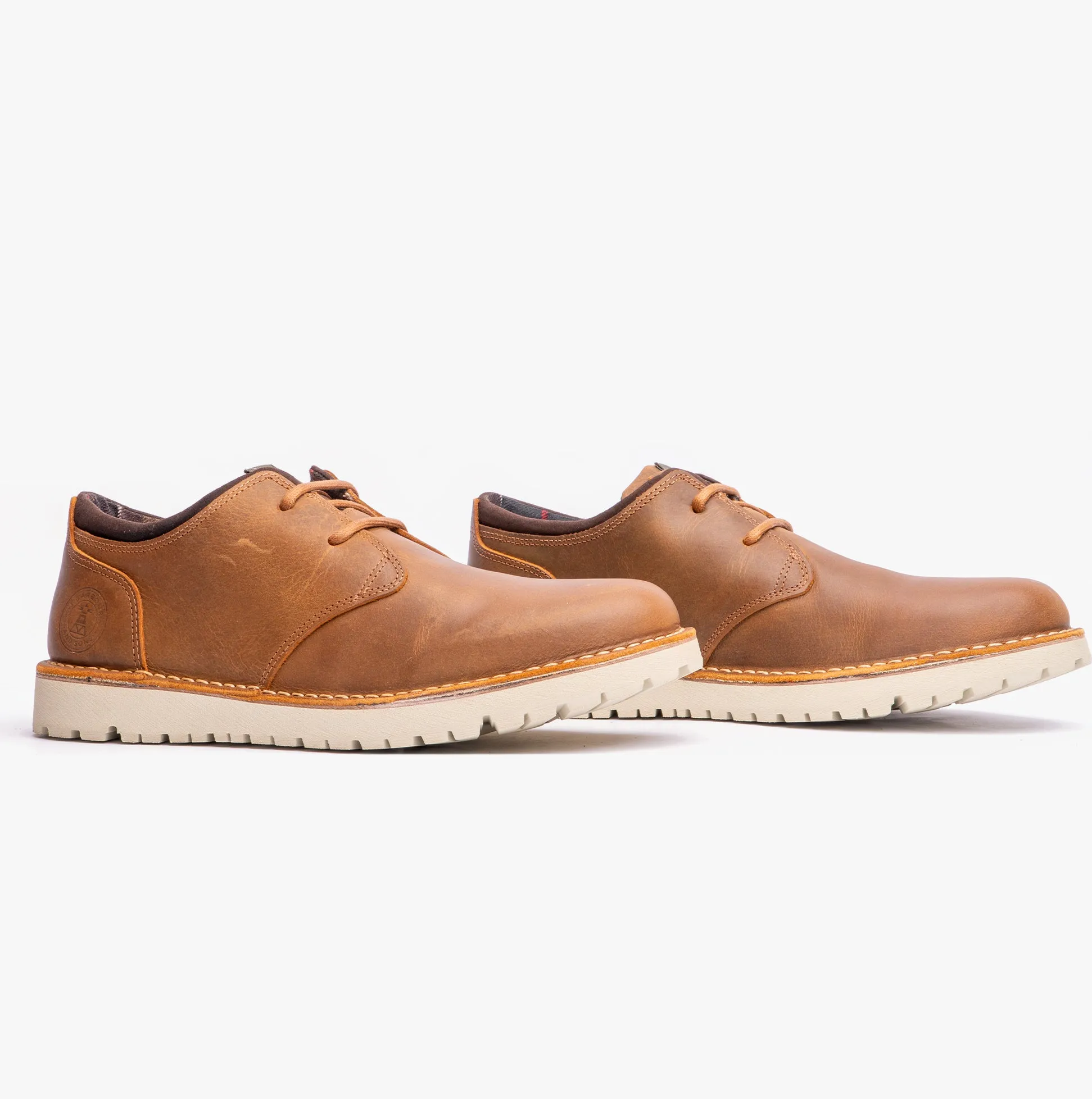 Barbour ACER Mens Derby Shoes Cognac sold by Shuperb product image thumbnail 2