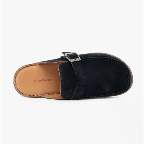 Hush Puppies SORCHA MULE Womens Leather Sandals Navy Suede sold by Shuperb product image thumbnail 5