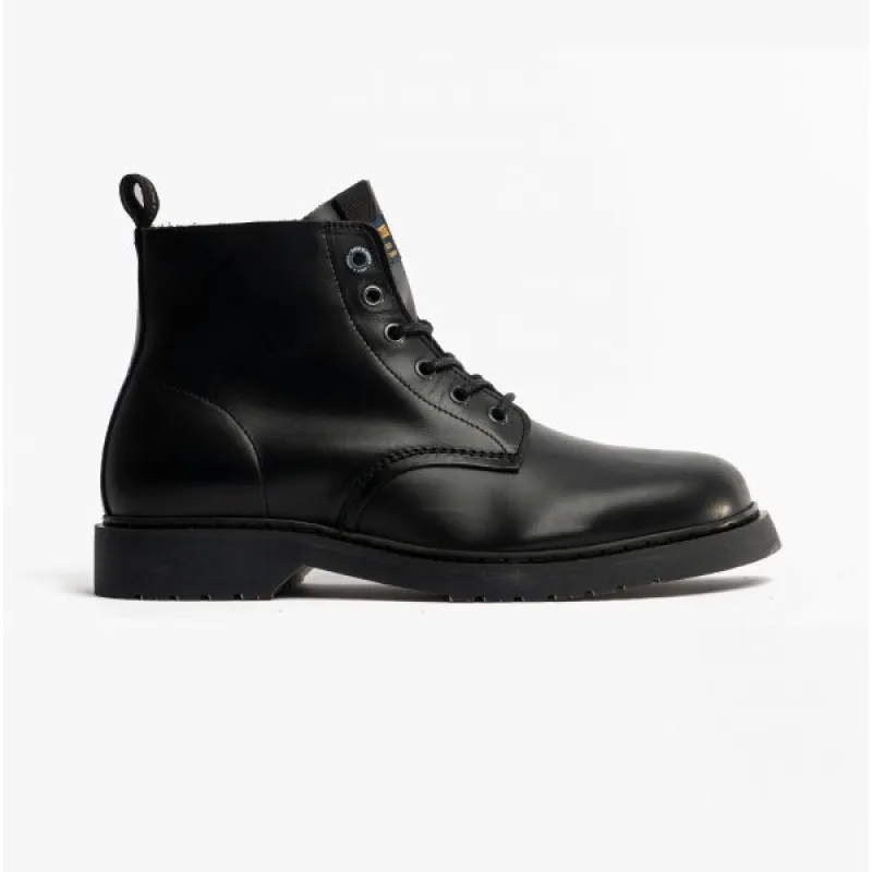 Jack & Jones HASTINGS Mens Leather Boots Anthracite sold by Shuperb