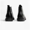 Jack & Jones HASTINGS Mens Leather Boots Anthracite sold by Shuperb