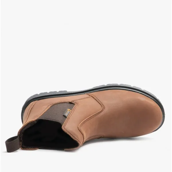 Grafters M9568B Unisex Leather Dealer Safety Boots Brown sold by Shuperb product image thumbnail 4