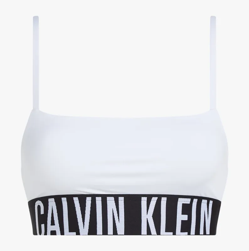 Calvin Klein INTENSE POWER Unlined Bralette Womens White sold by Shuperb