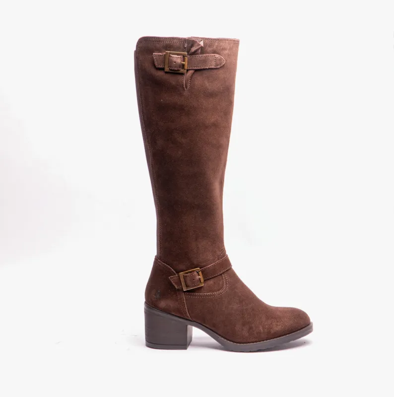 HEIDI Ladies Long Boots Brown sold by Shuperb