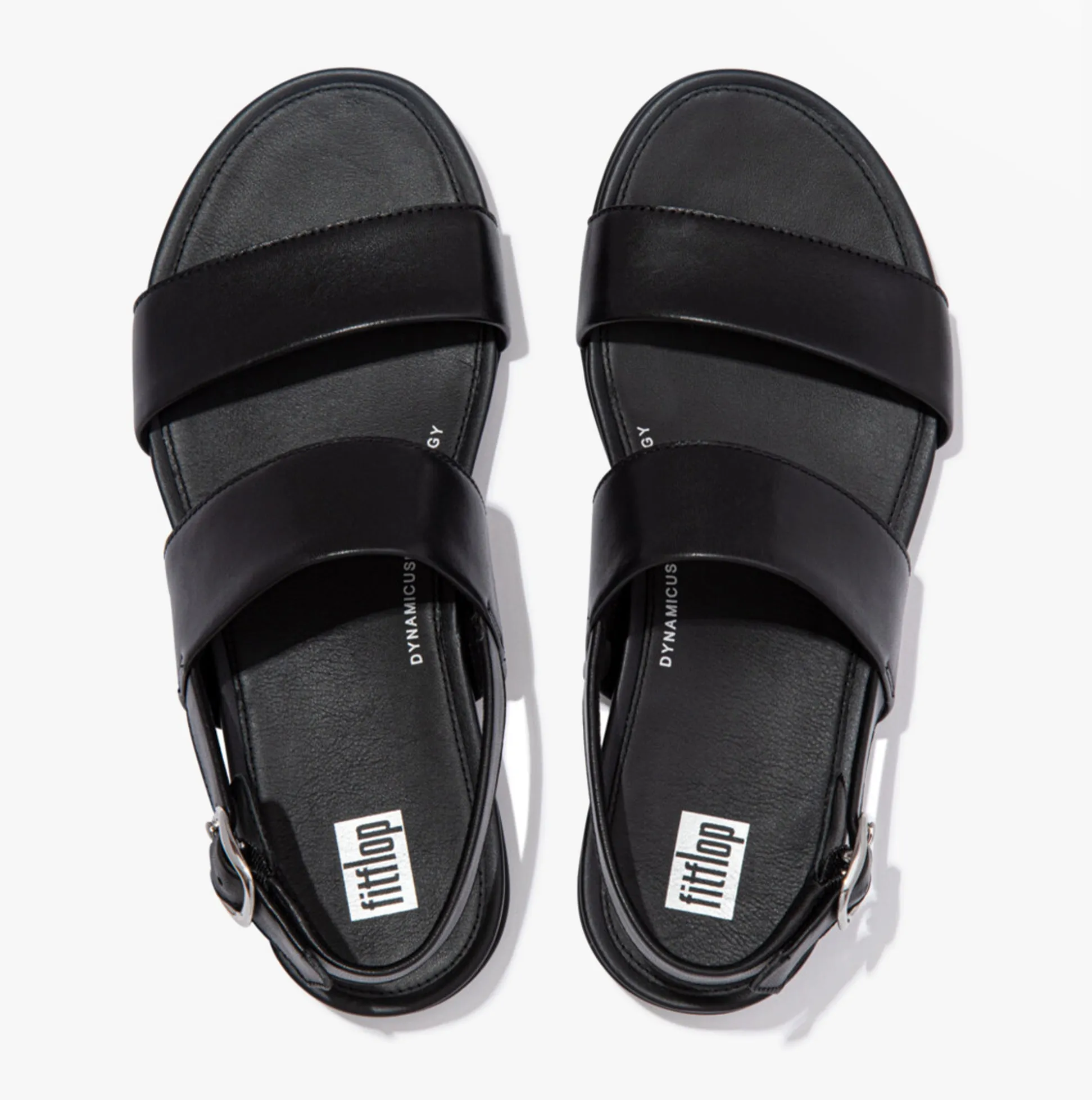 GRACIE LEATHER BACK-STRAP Womens Sandals All Black sold by Shuperb product image thumbnail 3