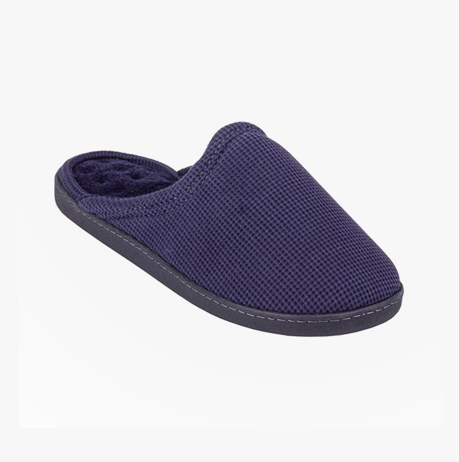 WAFFLE Mens Mule Slippers Dark Navy sold by Shuperb product image thumbnail 2