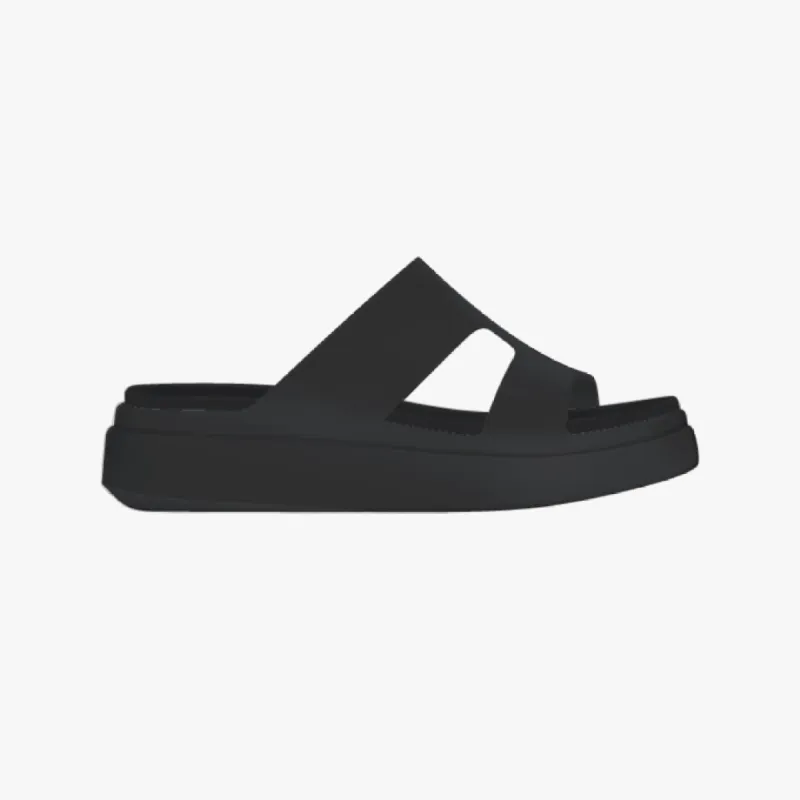 Crocs 209409-001 GETAWAY PLATFORM H-STRAP Womens Sliders Black sold by Shuperb