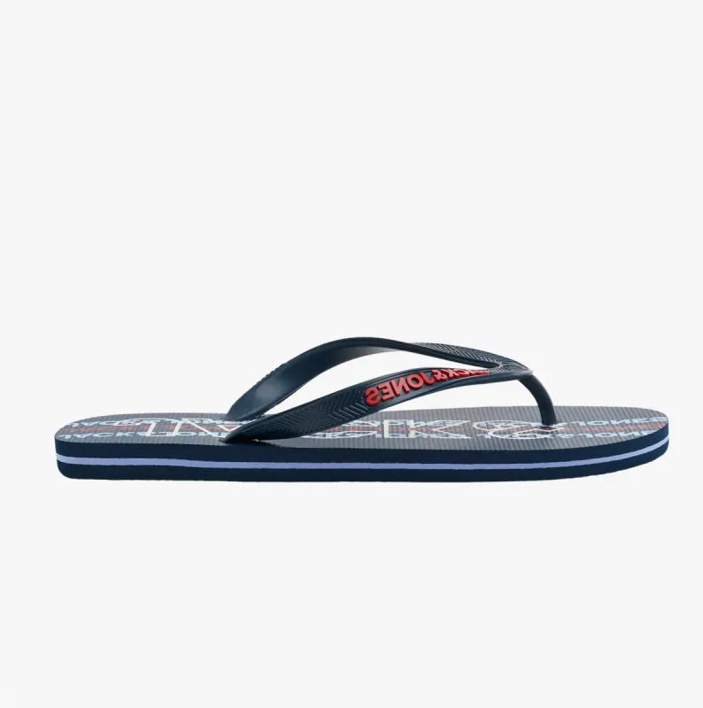 Jack & Jones LOGO 2.0 Mens Flip-Flops Navy sold by Shuperb