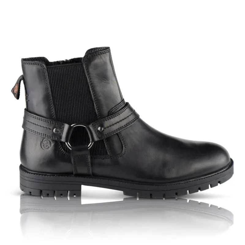 Silver Street London MONTAGUE Mens Boots Black sold by Shuperb