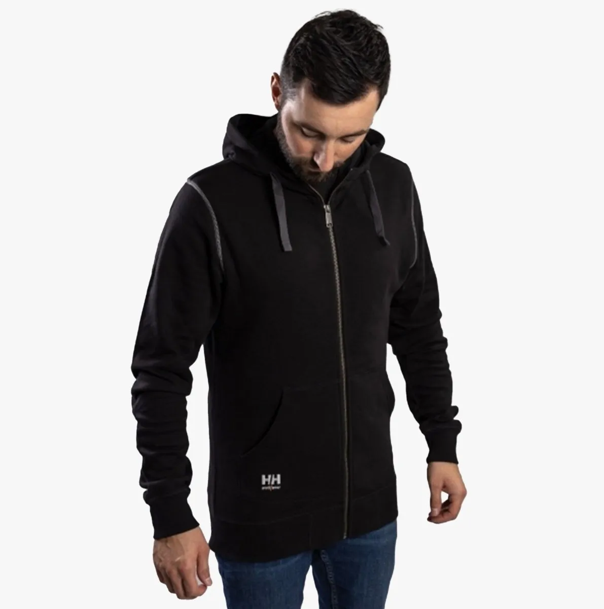 Helly Hansen OXFORD ZIP HOODIE Mens Sweatshirt Black sold by Shuperb