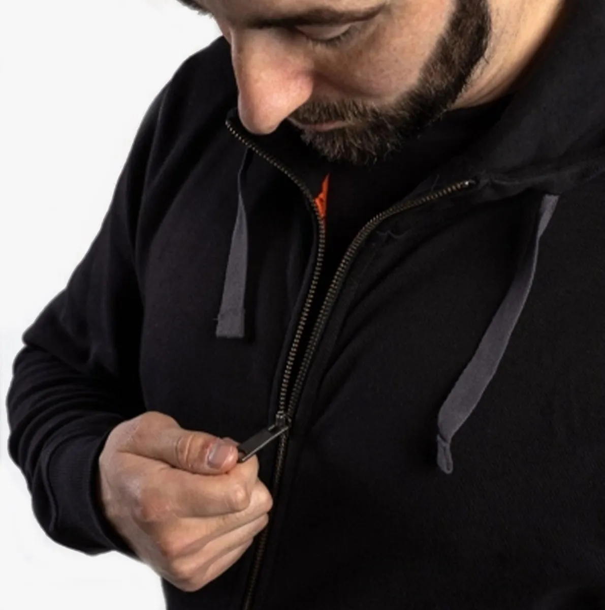 Helly Hansen OXFORD ZIP HOODIE Mens Sweatshirt Black sold by Shuperb product image thumbnail 4