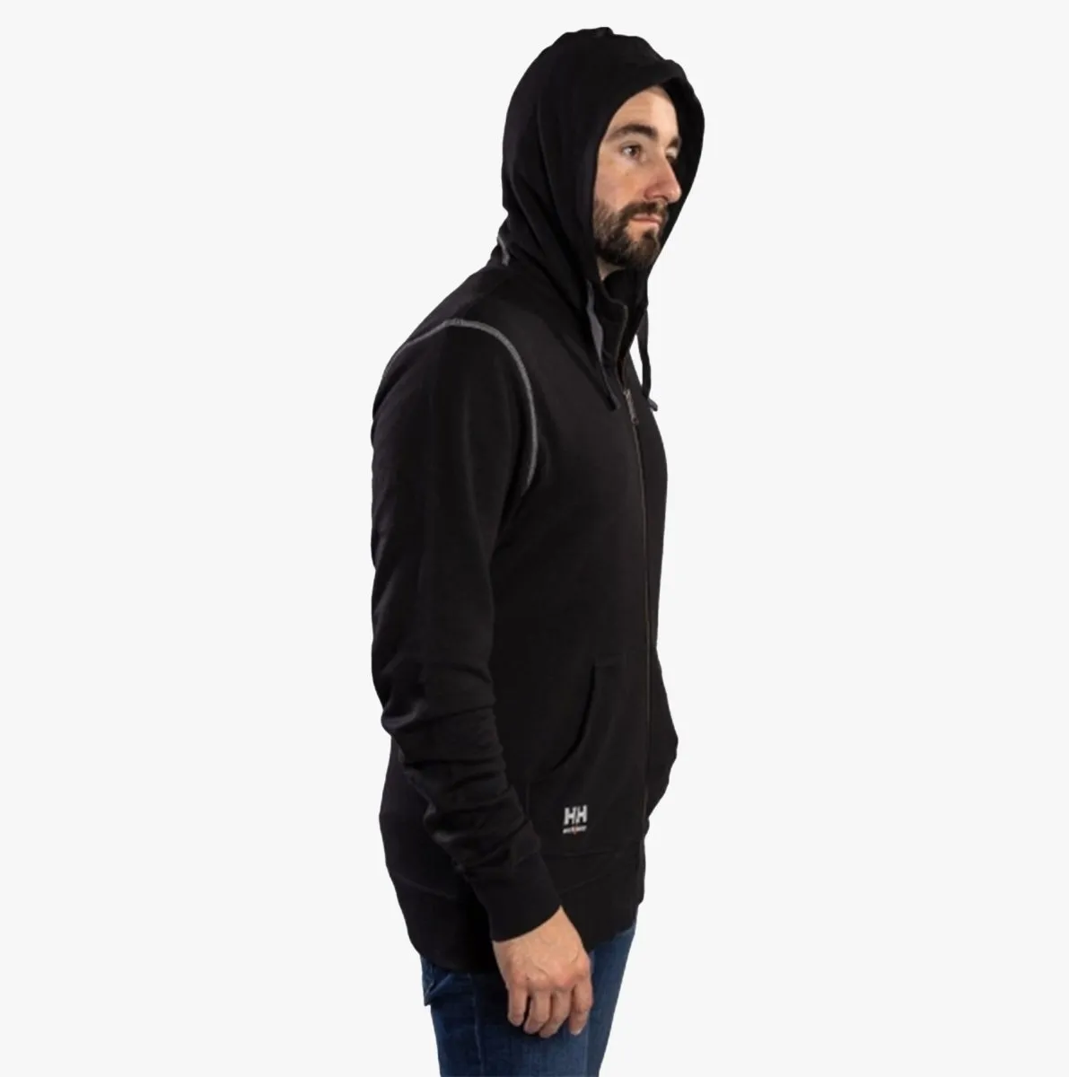 Helly Hansen OXFORD ZIP HOODIE Mens Sweatshirt Black sold by Shuperb product image thumbnail 2