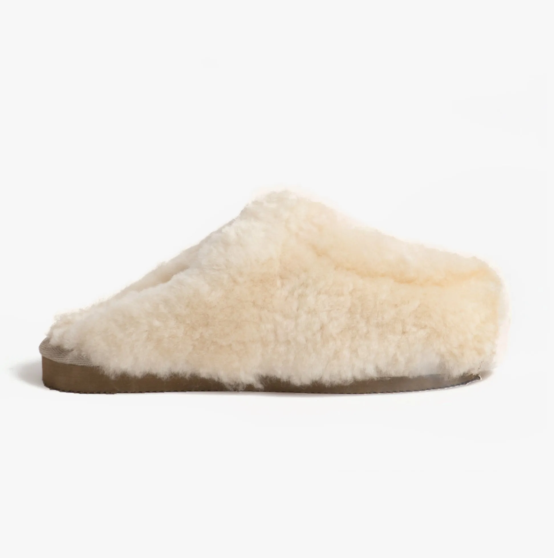 Shepherd JENNY Womens Sheepskin Mules Creme sold by Shuperb