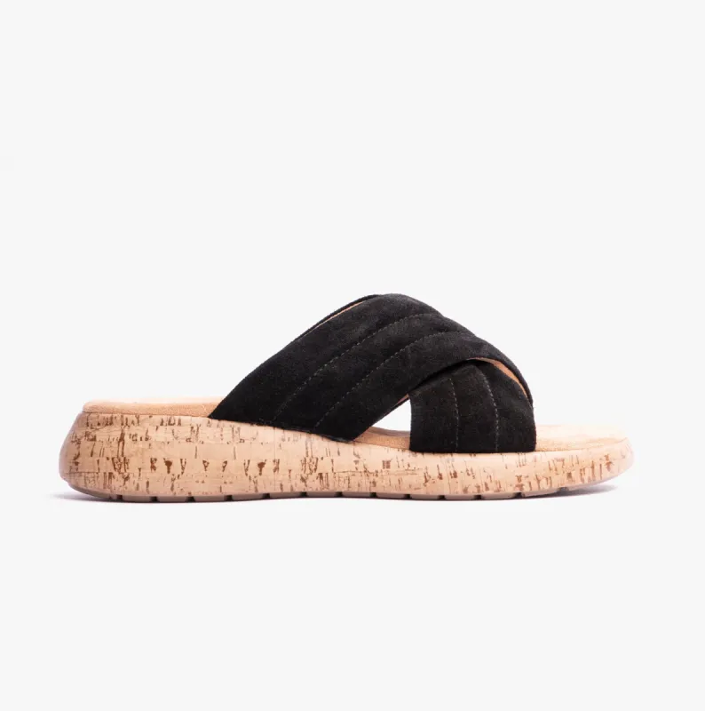 Hush Puppies SARAH Womens Sandals Black sold by Shuperb