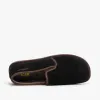 663 (AFELPADO) Mens Suede Full Slippers Black sold by Shuperb