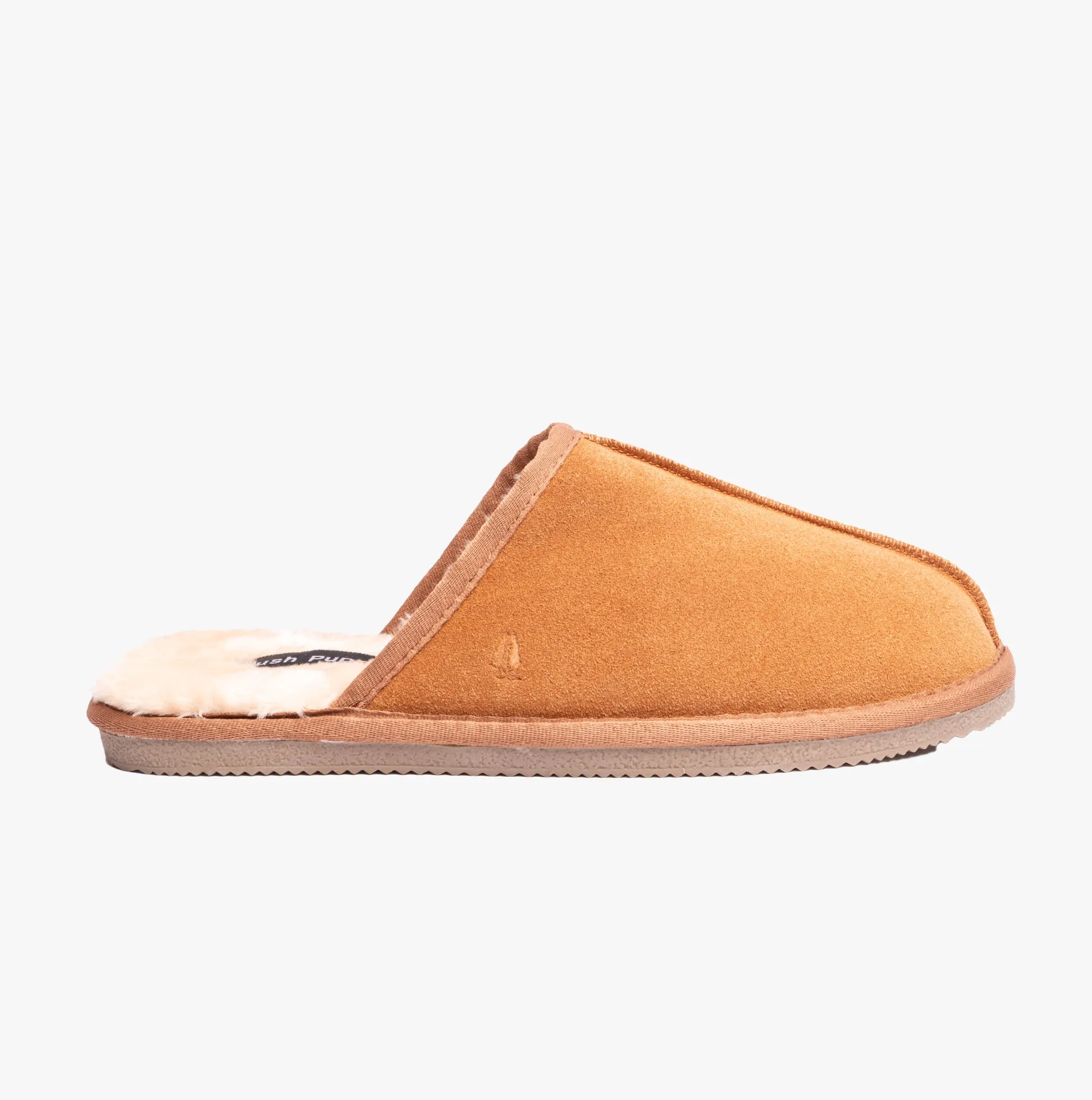 Hush Puppies COADY SLIPPER Classic Mens Slippers Tan sold by Shuperb