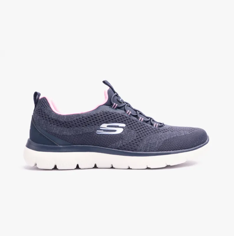 SUMMITS - NEW NATURE Womens Trainers Navy/Pink sold by Shuperb