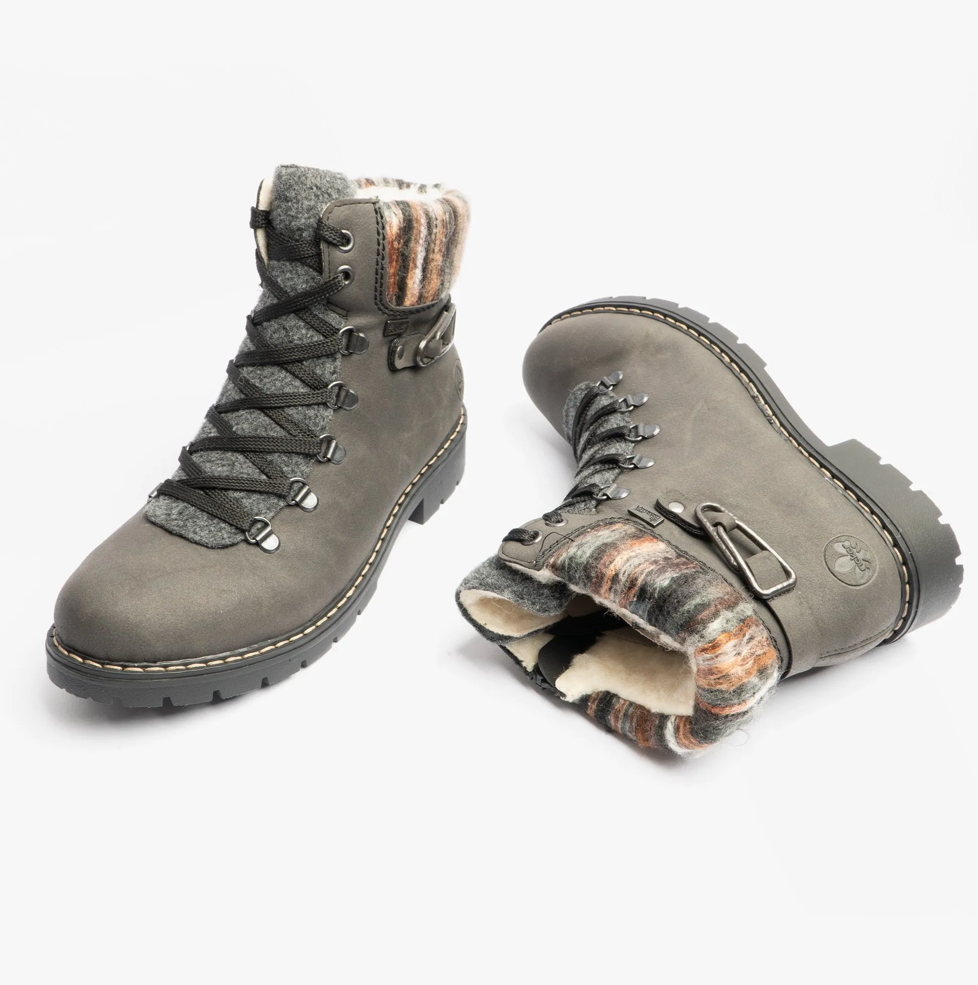 Rieker Y9131-45 Womens Ankle Boots Light Black sold by Shuperb product image thumbnail 4