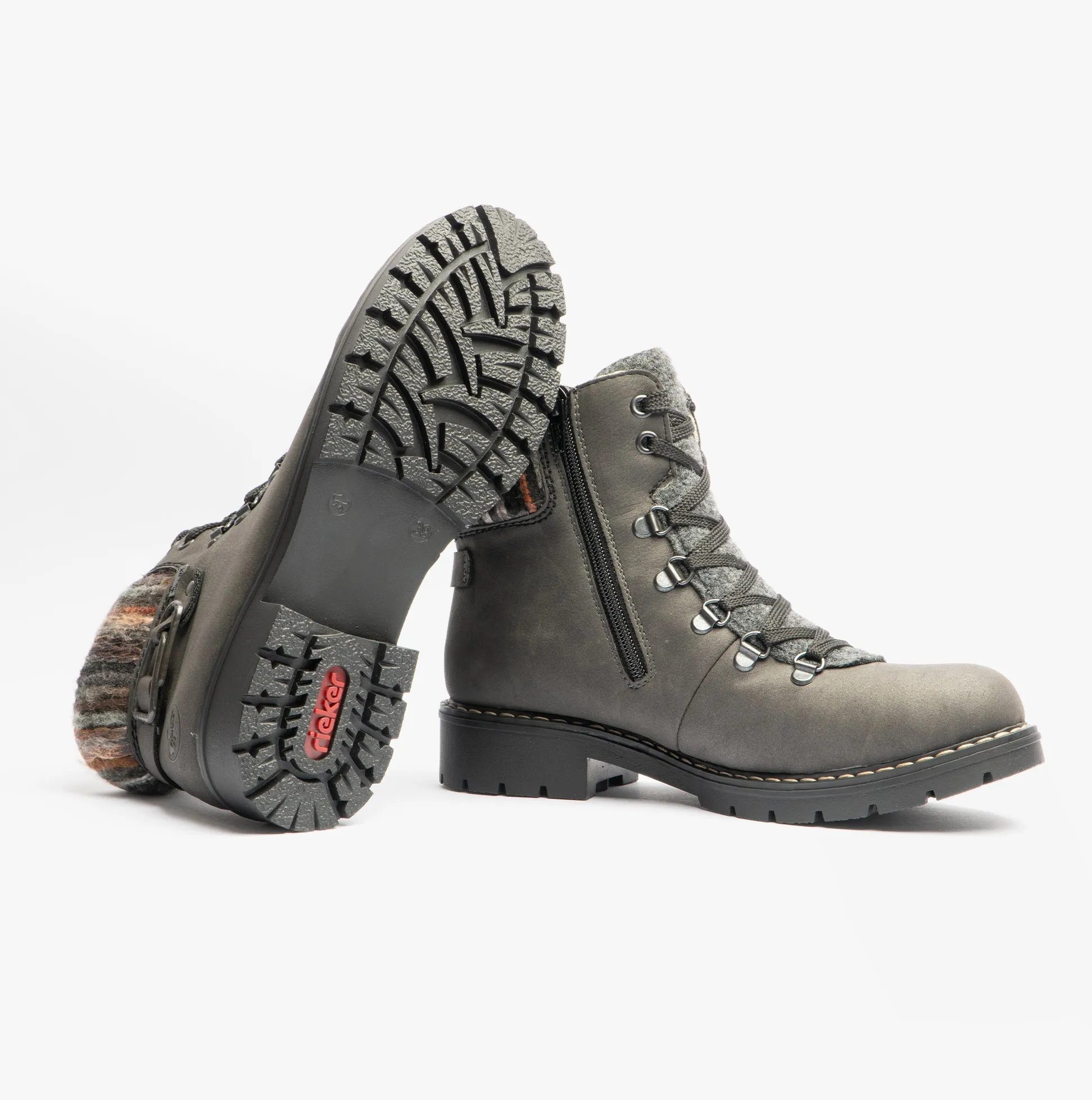 Rieker Y9131-45 Womens Ankle Boots Light Black sold by Shuperb product image thumbnail 2