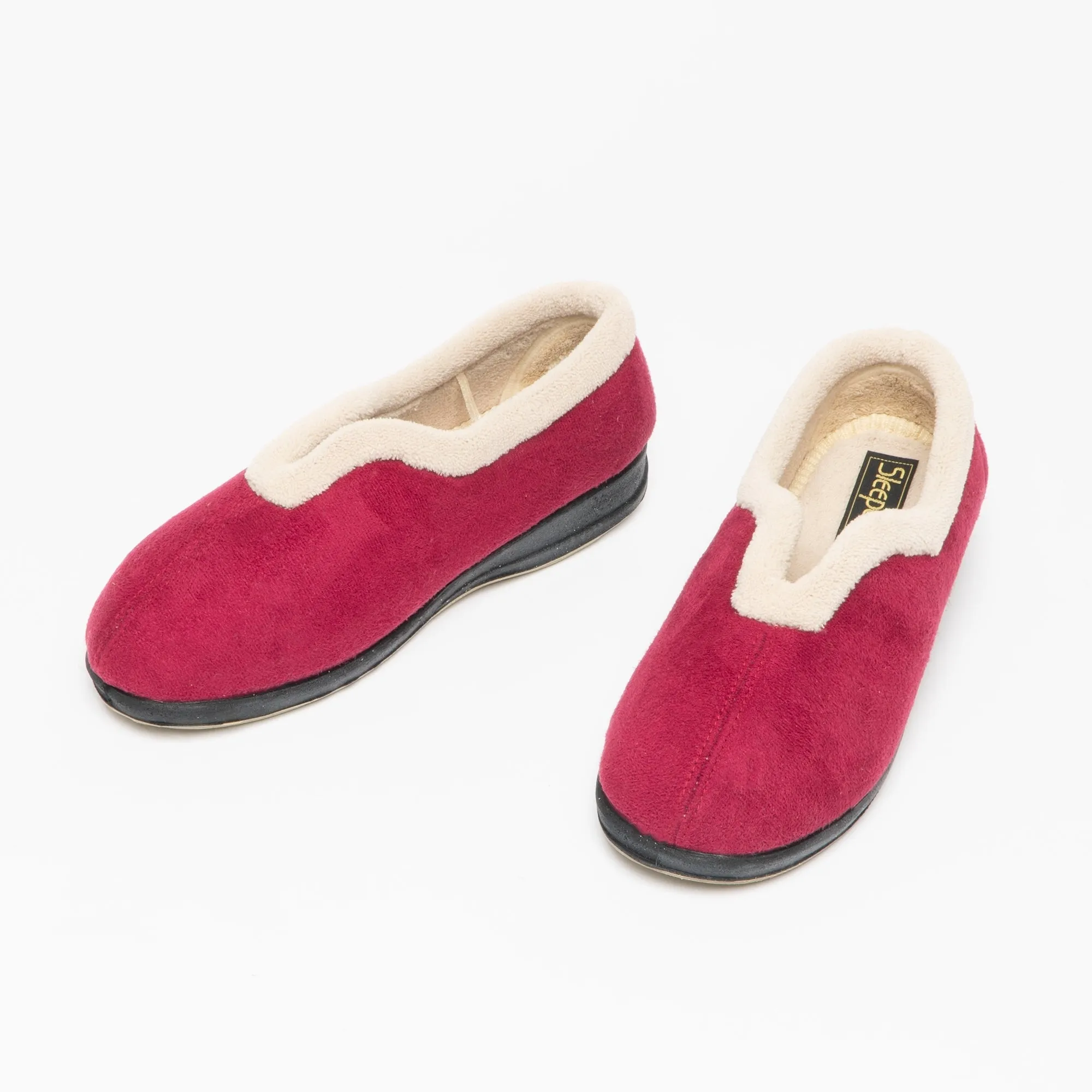 Sleepers OLIVIA Womens Full Slippers Wine sold by Shuperb product image thumbnail 2