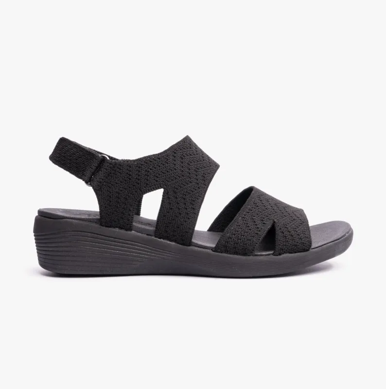 ARYA - MODERN MUSE Womens Sandals Black sold by Shuperb