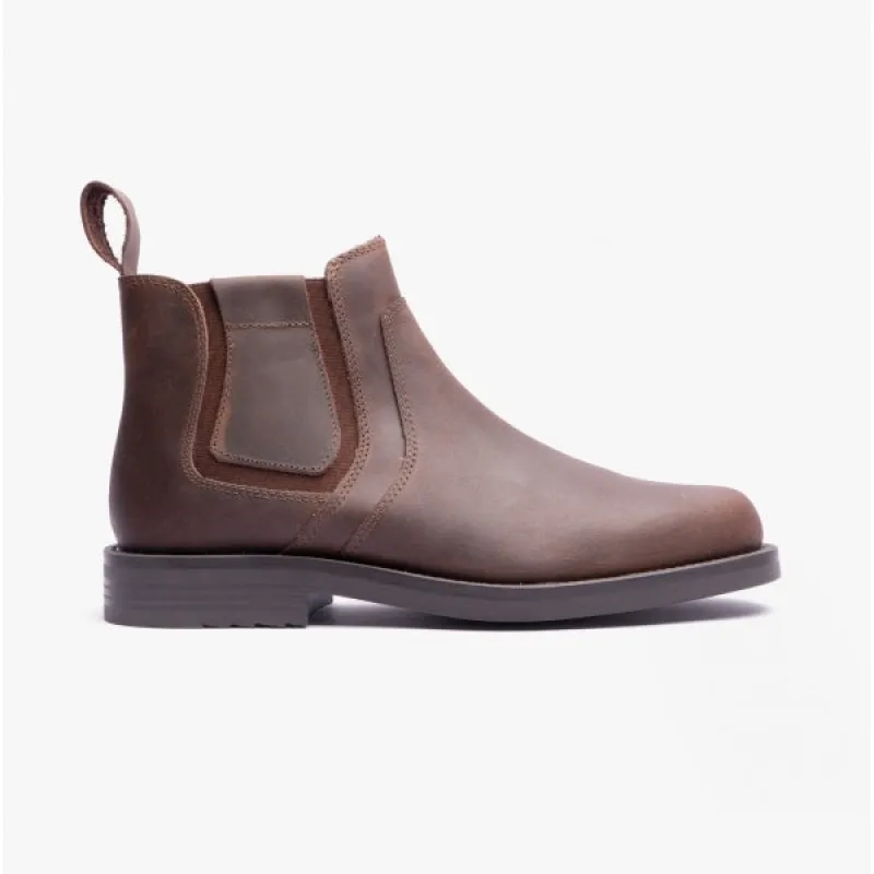 Roamers ALEXANDER Mens Waxy Leather Chelsea Boots Brown sold by Shuperb