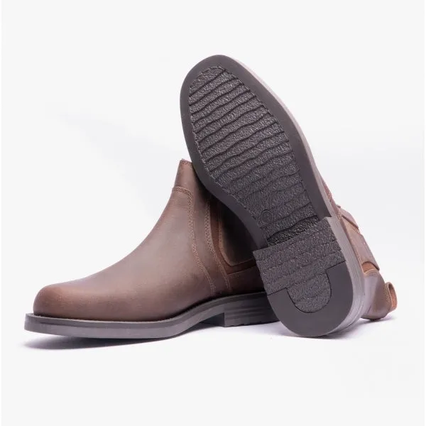 Roamers ALEXANDER Mens Waxy Leather Chelsea Boots Brown sold by Shuperb product image thumbnail 4