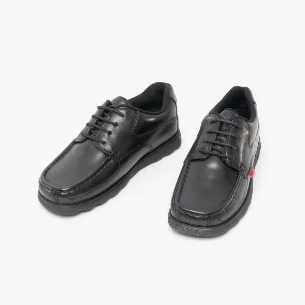 FRAGMA LACE Youth Boys School Shoes Black sold by Shuperb product image thumbnail 2
