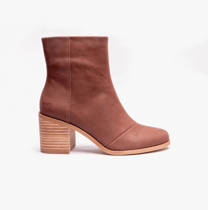 TOMS EVELYN Womens Boots Chestnut sold by Shuperb