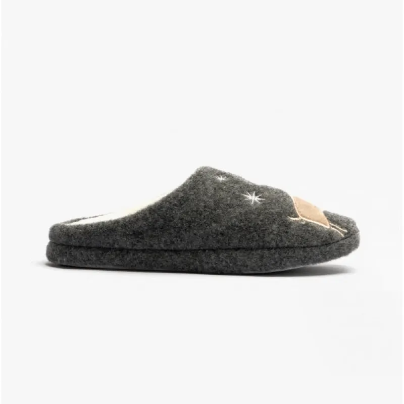 Jo & Joe DANCER Womens Slippers Grey sold by Shuperb