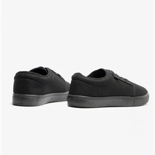DEK BAILEY Unisex Canvas Lace Up Padded Trainers Black sold by Shuperb product image thumbnail 3