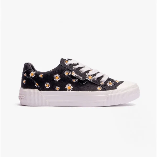CHEERY DIXIE DAISY Ladies Trainers Black sold by Shuperb