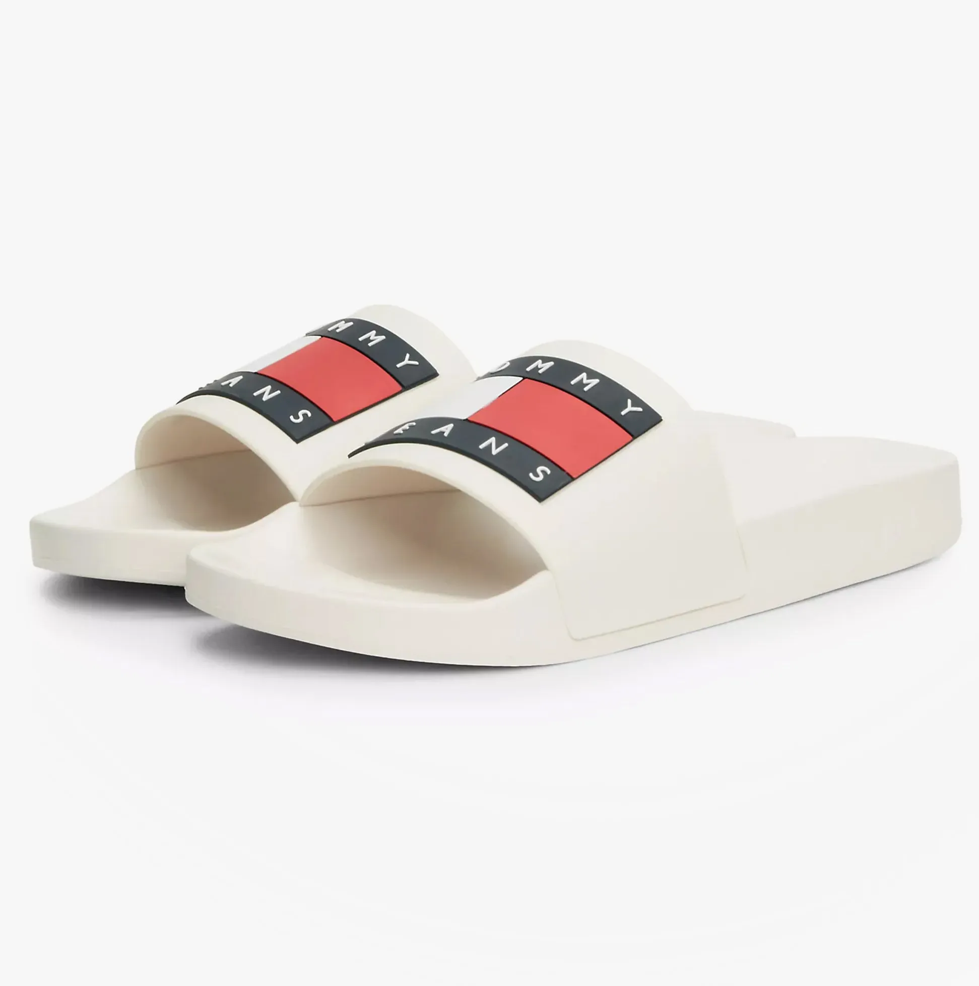 Tommy Hilfiger TJ POOL SLIDES Mens Slides Ecru sold by Shuperb product image thumbnail 5