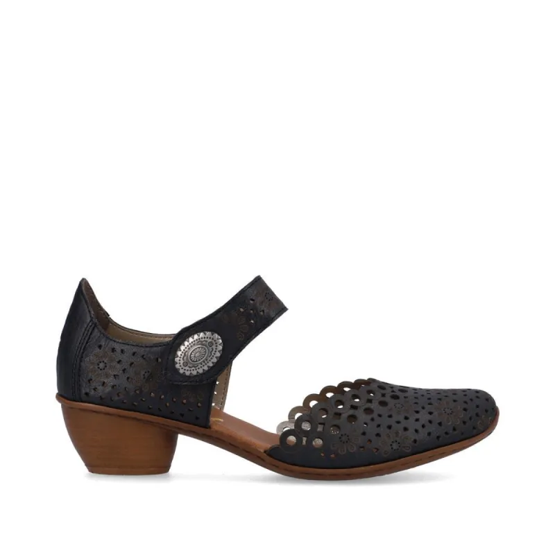 Rieker 43753-00 Womens Shoes Black sold by Shuperb