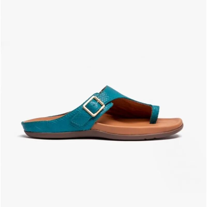 Strive JAVA II Womens Toe-Loop Sandals Teal sold by Shuperb