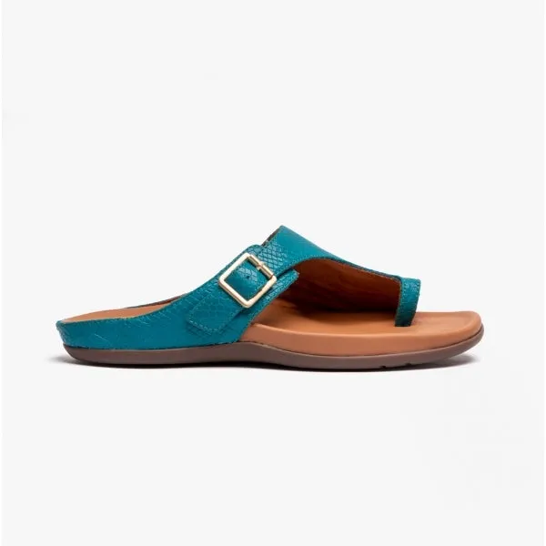 Strive JAVA II Womens Toe-Loop Sandals Teal sold by Shuperb