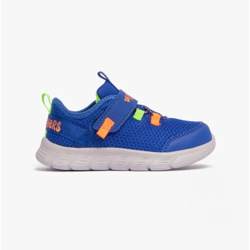 Skechers 407303N/BLOR COMFY FLEX - RUZO Boys Trainers Blue/Orange sold by Shuperb