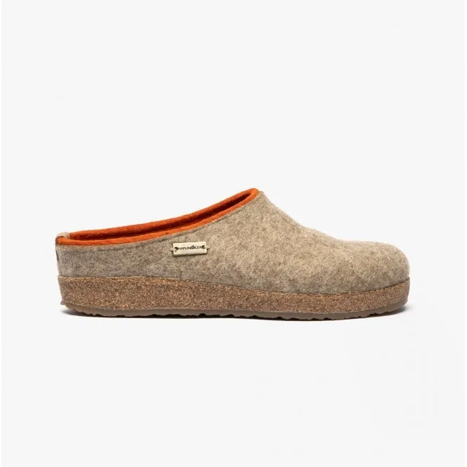 Haflinger KRIS Womens Slippers Taupe sold by Shuperb