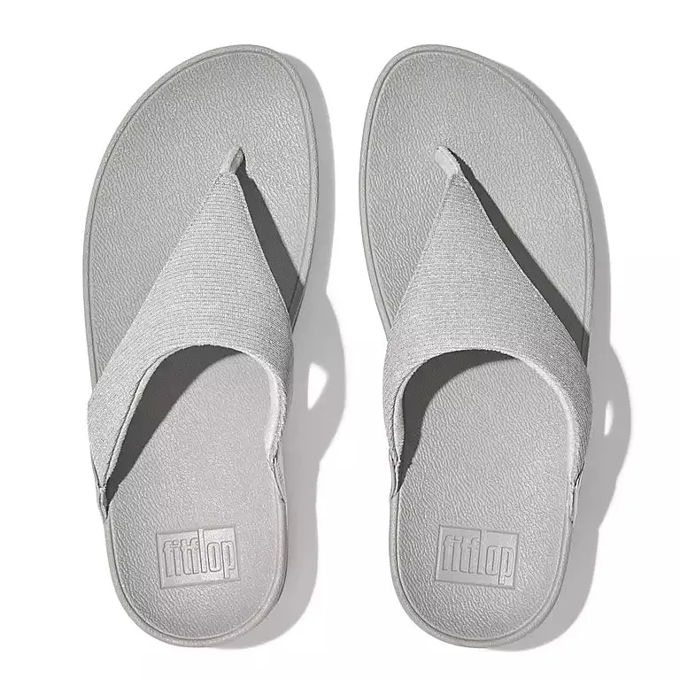 LULU SHIMMERLUX Womens Toe Post Sandals Silver sold by Shuperb product image thumbnail 2