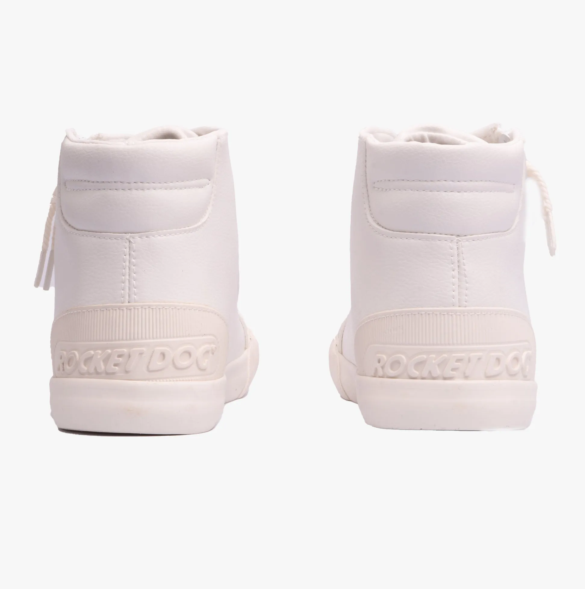 Rocket Dog JAZZIN HI SPORTY PU Womens Trainers White sold by Shuperb product image thumbnail 3
