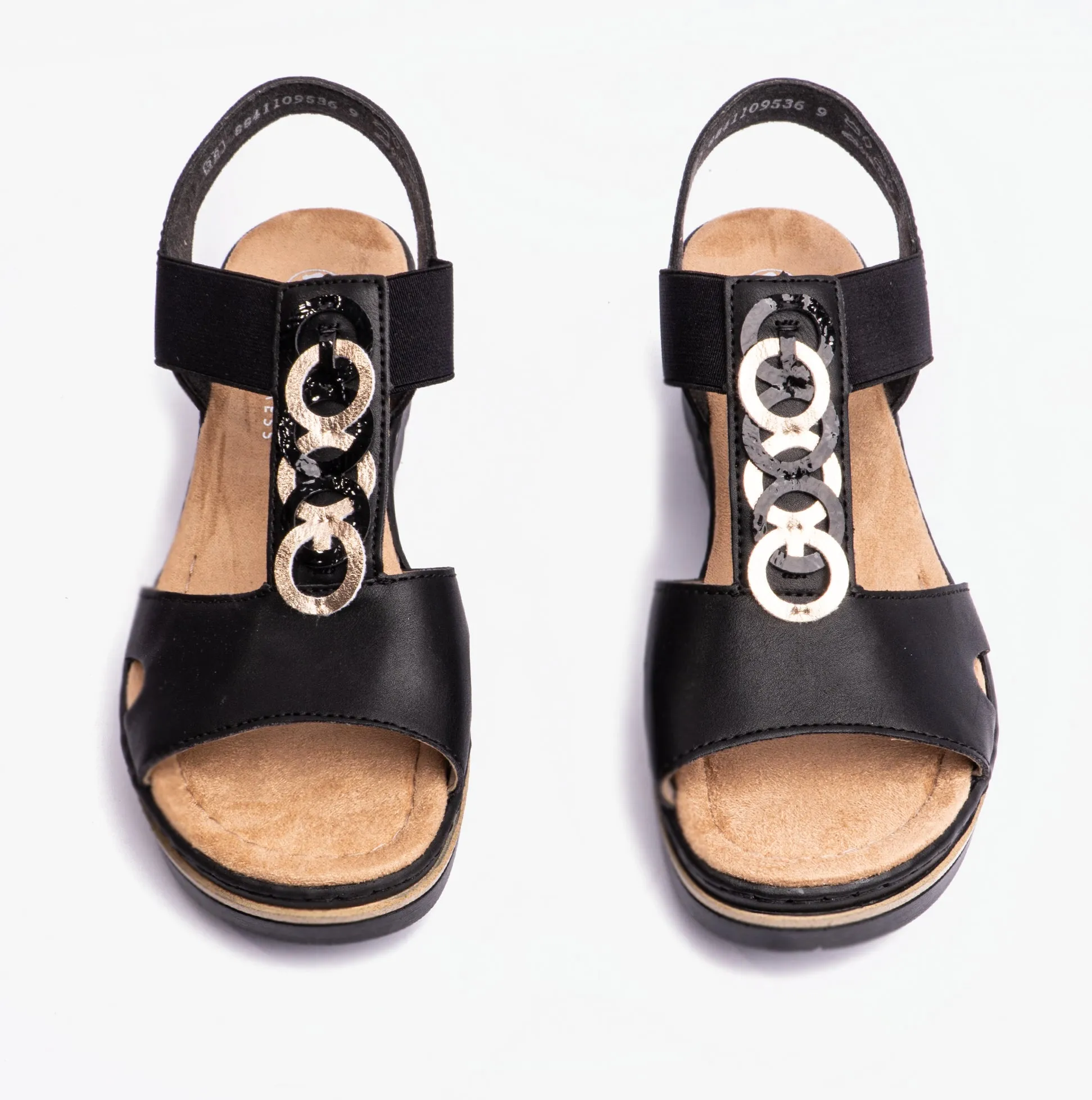 Rieker 67498-00 Womens Sandals Black sold by Shuperb product image thumbnail 4