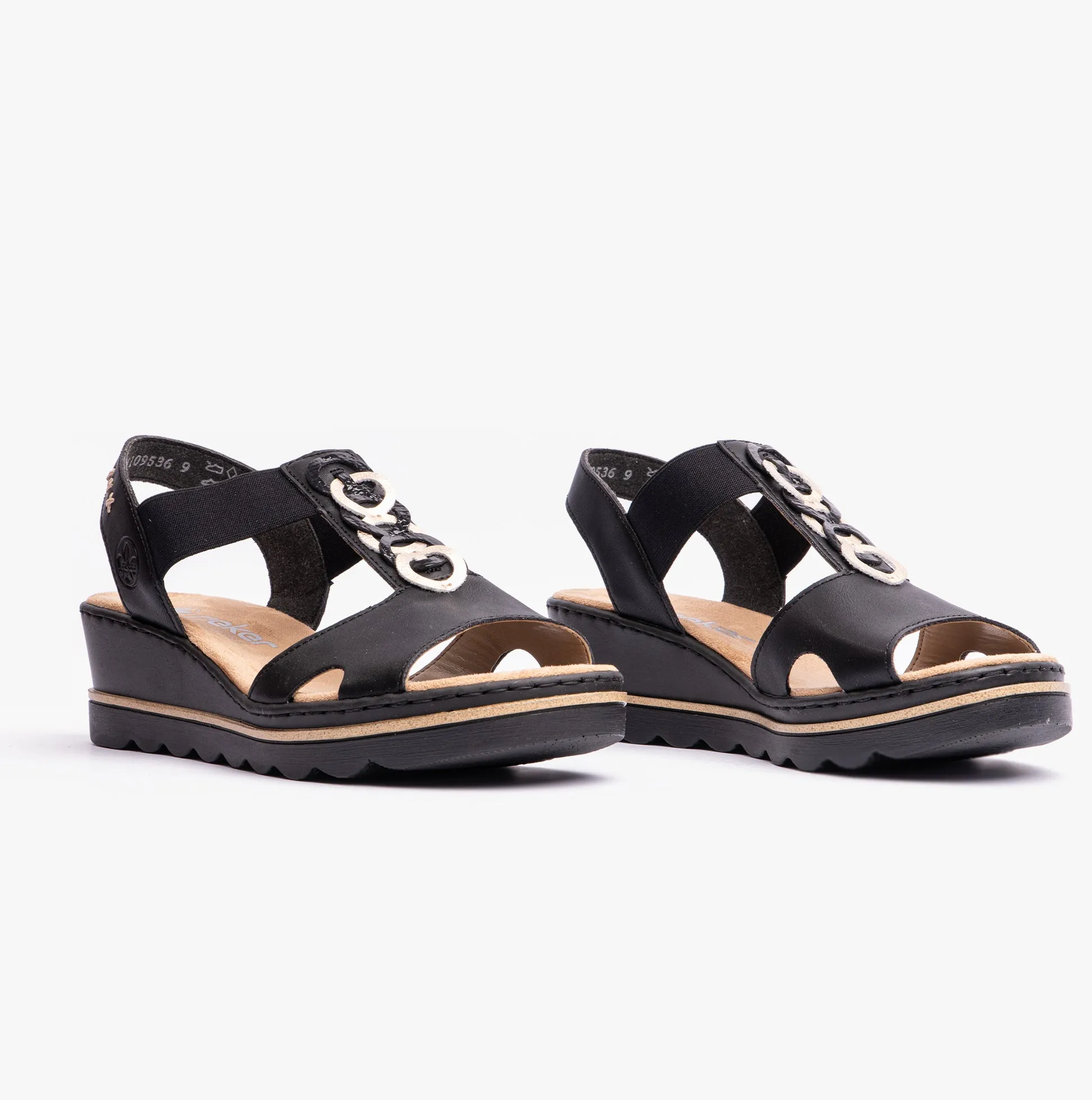 Rieker 67498-00 Womens Sandals Black sold by Shuperb product image thumbnail 2