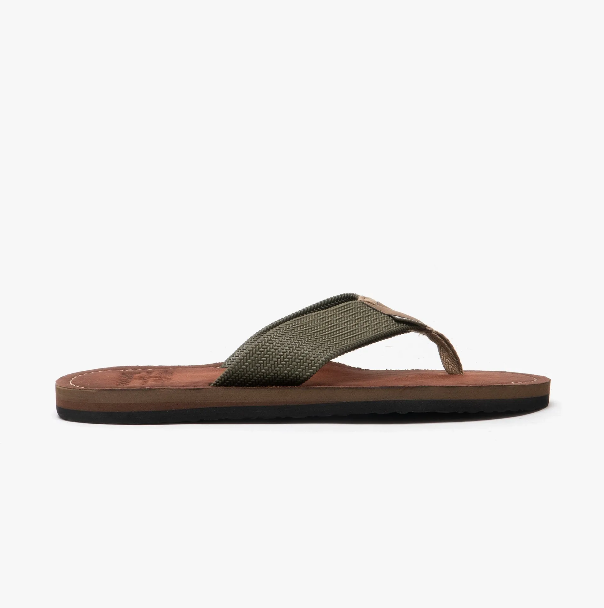 Barbour TOEMAN BEACH SANDAL Mens Flip Flops Olive sold by Shuperb