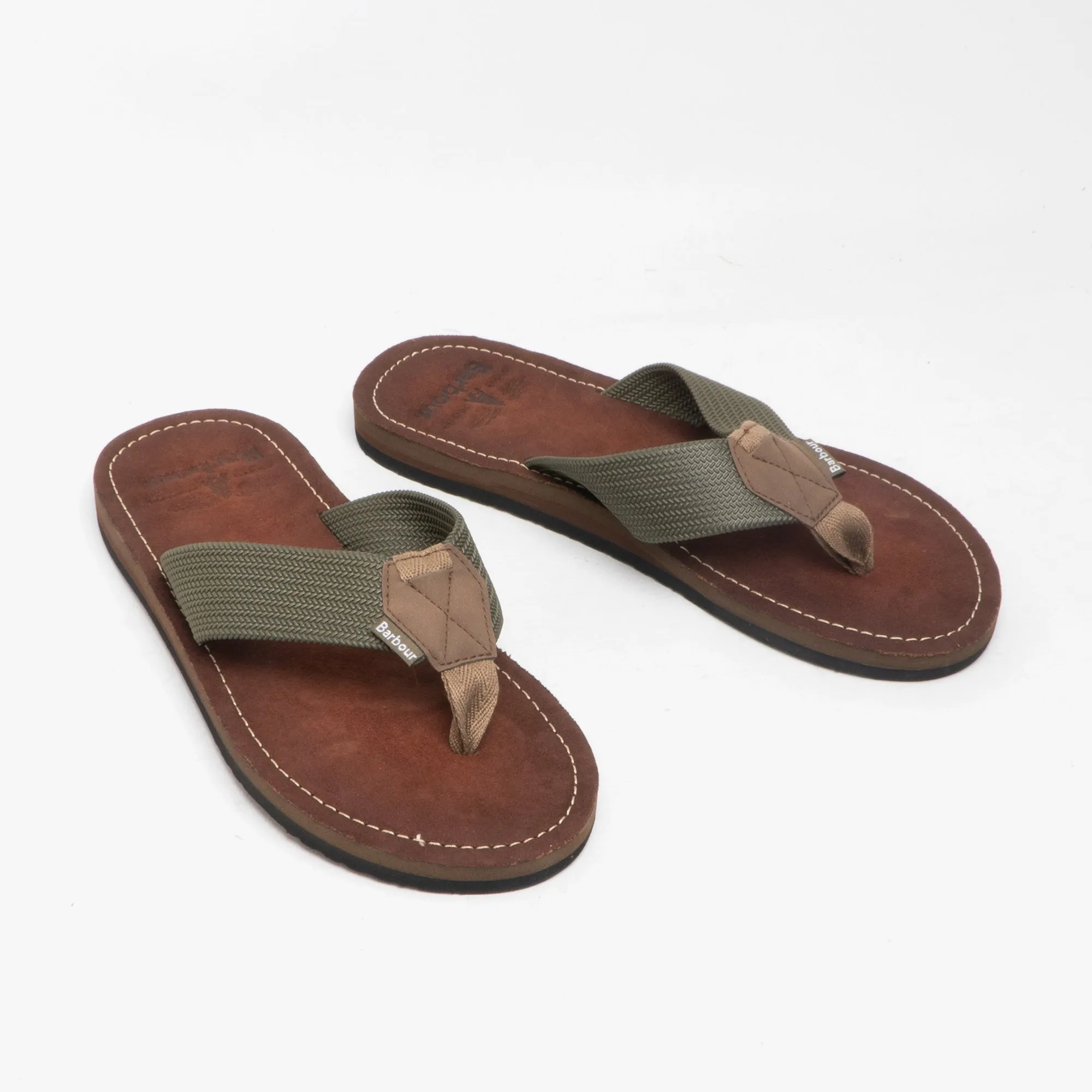 Barbour TOEMAN BEACH SANDAL Mens Flip Flops Olive sold by Shuperb product image thumbnail 3