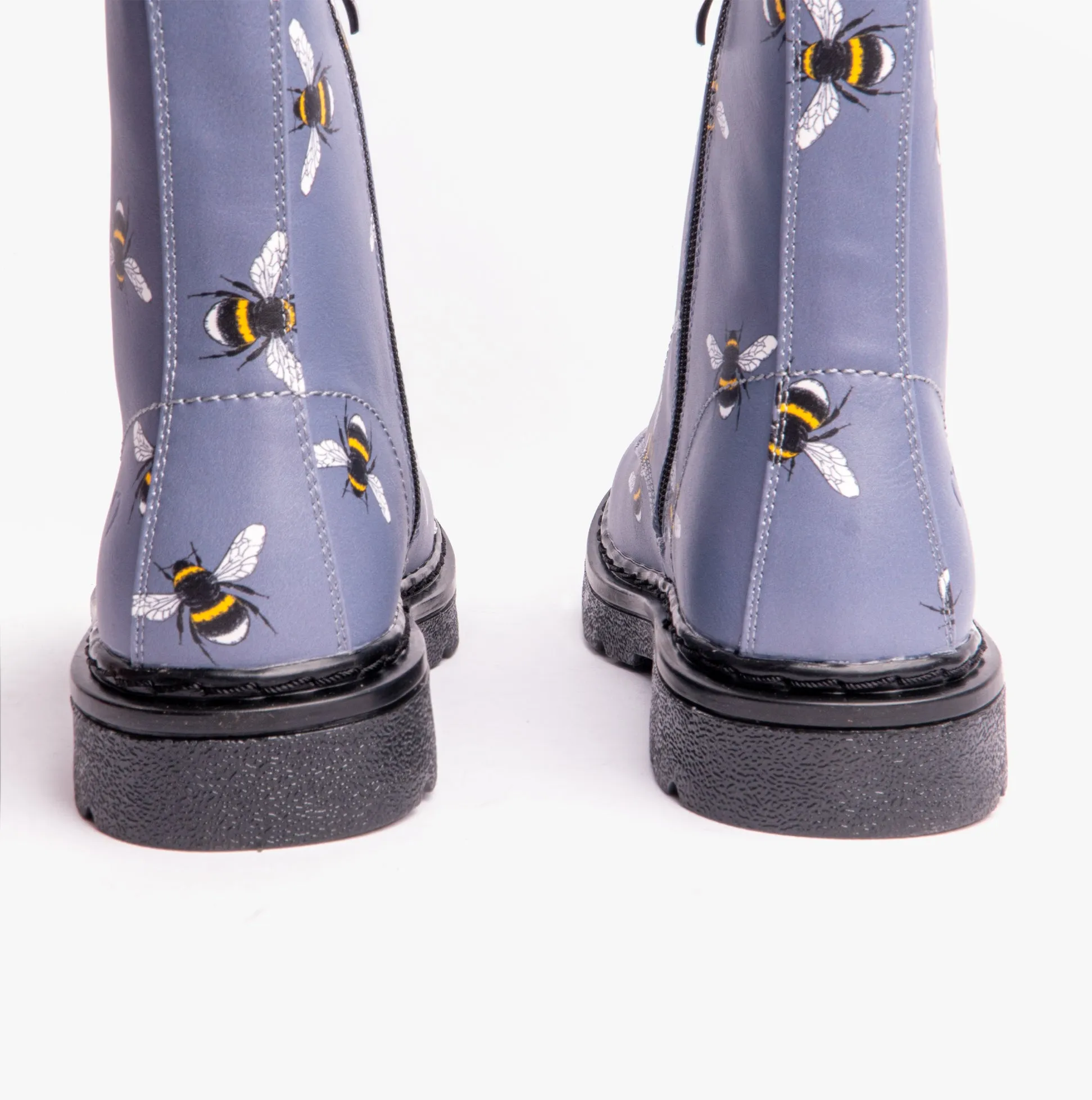 JUSTINA2 BEE PRINT Womens Ankle Boots Denim sold by Shuperb product image thumbnail 4