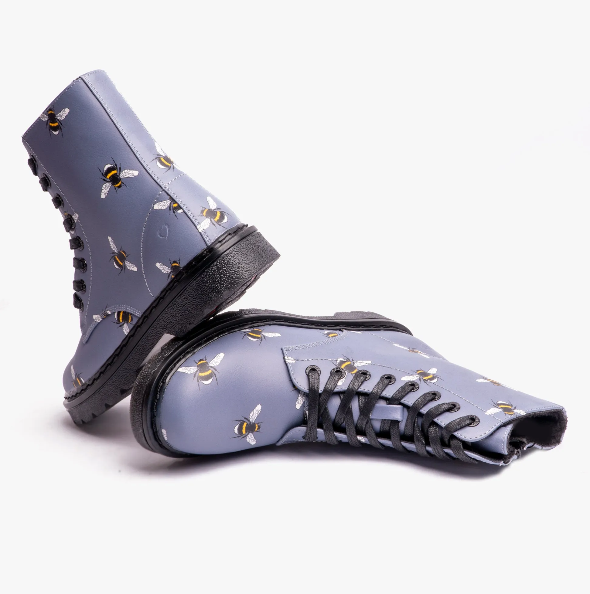 JUSTINA2 BEE PRINT Womens Ankle Boots Denim sold by Shuperb product image thumbnail 3